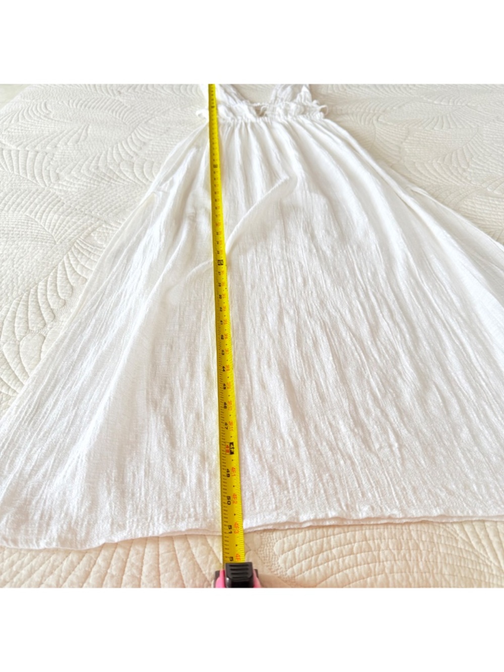 Ethereal White Gauzy Goddess Maxi Dress L*Space Kira Coverup Resortwear Sz S - Picture 15 of 15